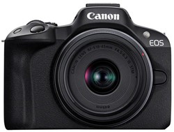 Canon EOS R50, Black + RF-S 18-45 IS STM + RF-S 55-210mm F5-7.1 IS STM
