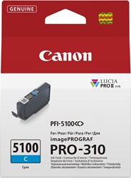 Canon PFI-5100 C Cyaan Inkt voor Prograf Pro 310