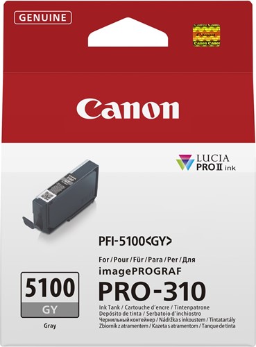 Canon PFI-5100 GY Grey Inkt voor Prograf Pro 310