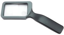Carson Leesglas met Rubberen Handvat vergroting 2x met 6,5x spot lens JS-18