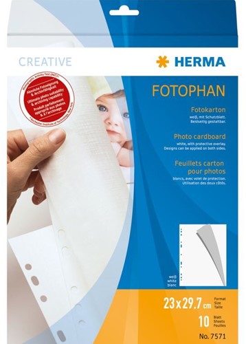 Herma Fotobox wit 10 vel  7571