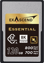 EXASCEND Essential CFexpress(Type A) 120GB