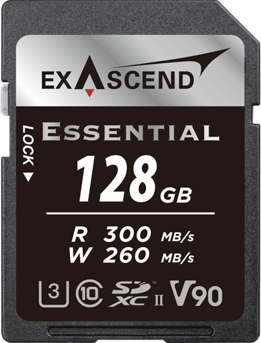 EXASCEND Essential UHS-II SD card(V90) 128GB