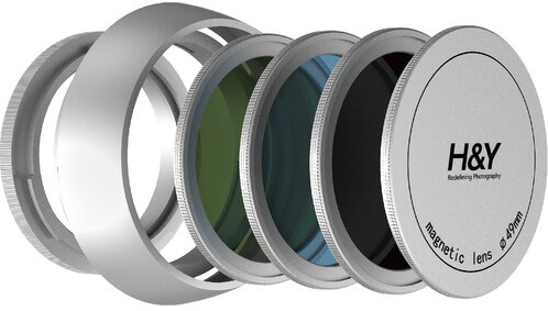 H&Y Magnetic Filter Kit Silver voor Fujifilm X100V& X100VI
