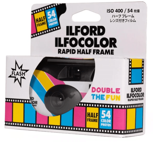 Ilford Ilfocolor Rapid Retro half frame 54 EX / ISO 400