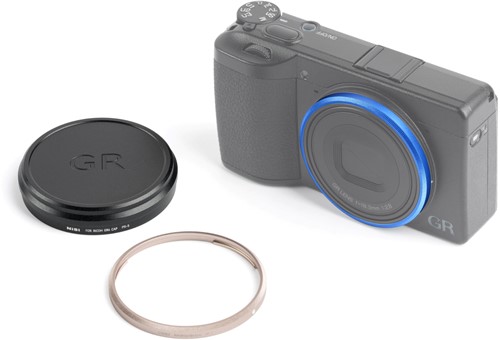 NiSi Ring + Cap Kit for Ricoh GR IV (2 Rings + Lens Cap)
