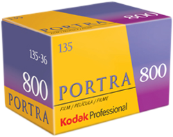 Kodak Portra 800 135-36 opname fotorolletje (mogelijk bulk)