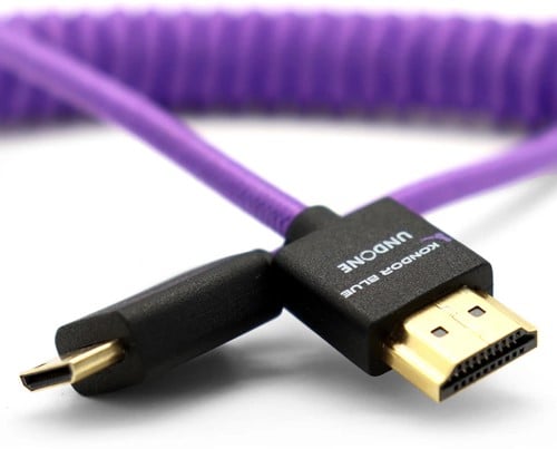 Kondor Blue Gerald Undone Mini HDMI To Full HDMI Cable 12...