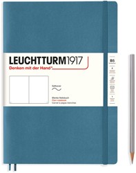 Leuchtturm Stone Blue, Softcover, Composition (B5), 123 p., plain
