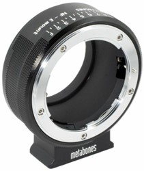 Metabones adapter Nikon G objectief a. Sony E Mount camera