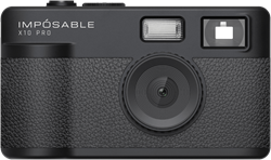 IMPÓSABLE - X10 PRO - Midnight Black - 12MP - Screenless Retro Camera - incl 4GB Memory Card