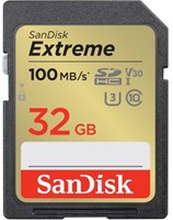 SanDisk Extreme 32GB SDHC Memory Card 2-pack 10