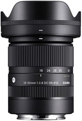 Sigma 18-50mm f/2.8 DC DN voor Canon RF-S (aps-c)