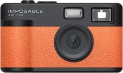 IMPÓSABLE - X10 PRO - Signal Orange - 12MP - Screenless Retro Camera - incl 4GB Memory Card