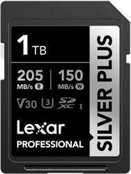 Lexar SD Silver Plus UHS-1 1TB V30 R205/W150MB/s