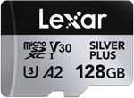 Lexar MicroSDXC Silver Plus UHS-1 128GB V30 R205/W100MB/s