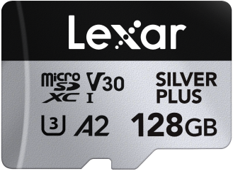 Lexar MicroSDXC Silver Plus UHS-1 128GB V30 R205/W100MB/s