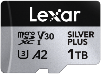 Lexar MicroSDXC Silver Plus UHS-1 1TB V30 R205/W150MB/s