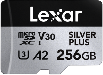 Lexar MicroSDXC Silver Plus UHS-1 256GB V30 R205/W100MB/s