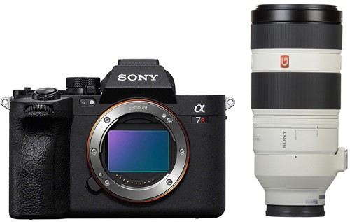 Sony A7R V body Zwart + Sony SEL FE 100-400 mm F4,5-5,6 GM OSS supertelezoomlens