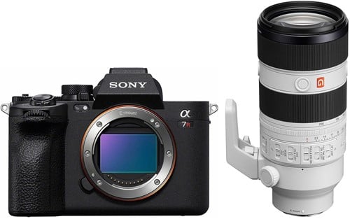 Sony A7R V body Zwart + Sony SEL 70-200mm/F2.8 GM2 FE Full Frame