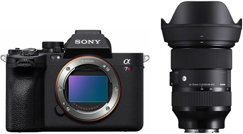 Sony A7R V body Zwart + Sigma 24-70mm F2.8 DG DN (A) Sony FE mount