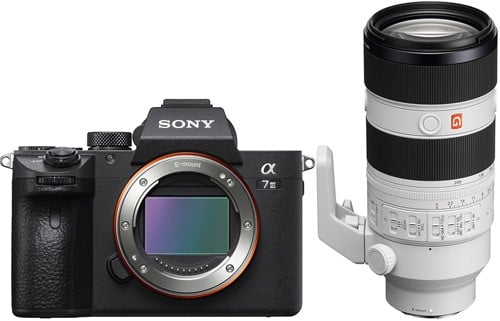 Sony A7 III body Zwart + Sony SEL 70-200mm/F2.8 GM2 FE Full Frame