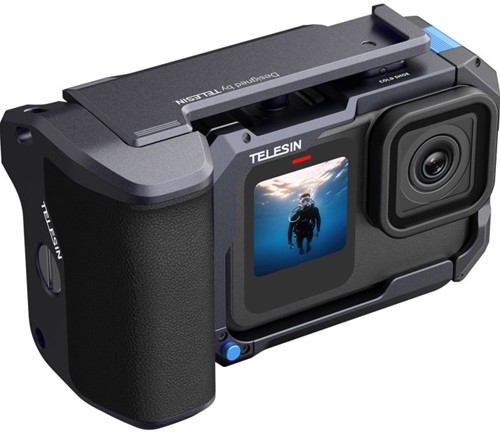 Telesin Streetgrip Kit For GoPro 9/10/11/12/13 w/ Cage