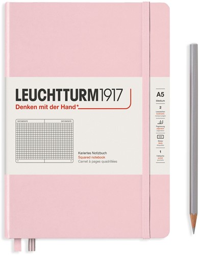 Leuchtturm Powder, Medium (A5), 251 p., squared