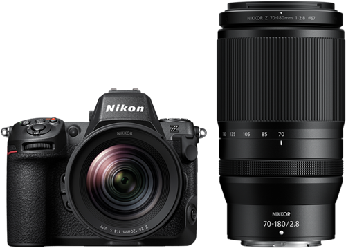 Nikon Z 8 Lens Kit (w/24-120 f/4 S)+NIKKOR Z 70-180mm f/2.8
